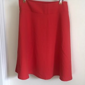 The Limited. Orange Flare Skirt. Size S.